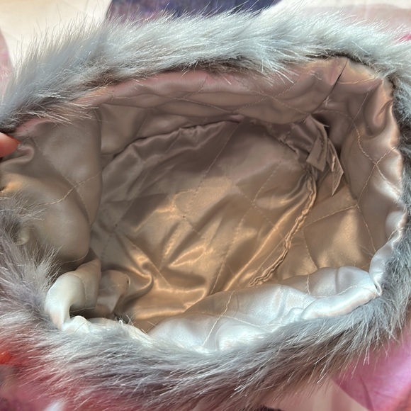 Charming Charlie Gray Faux Fur Hat - Picture 3 of 4